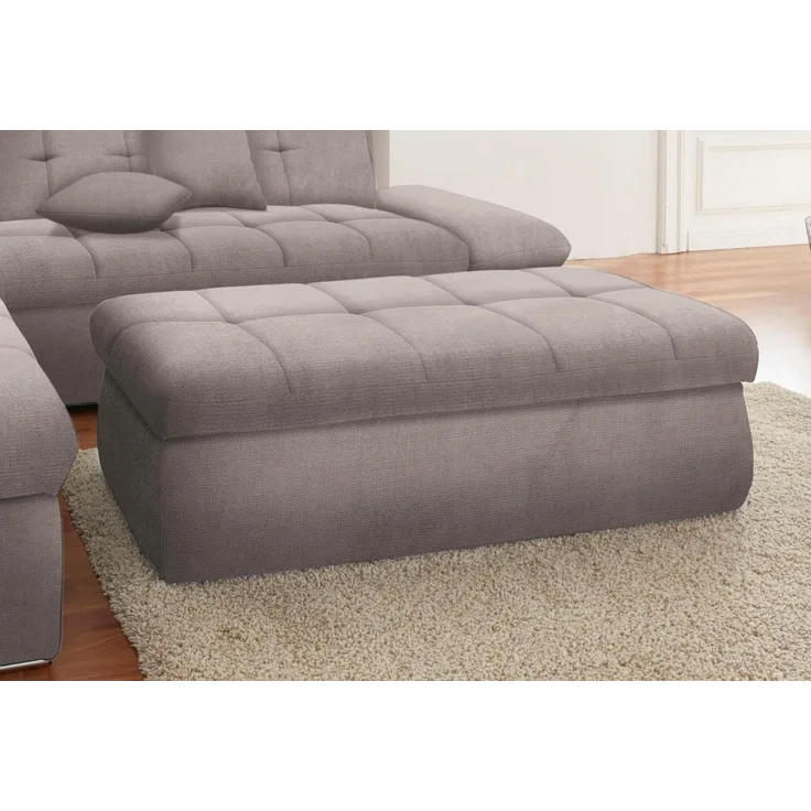 DOMO collection Hocker NMoric, mit Stauraumfach, auch in Cord