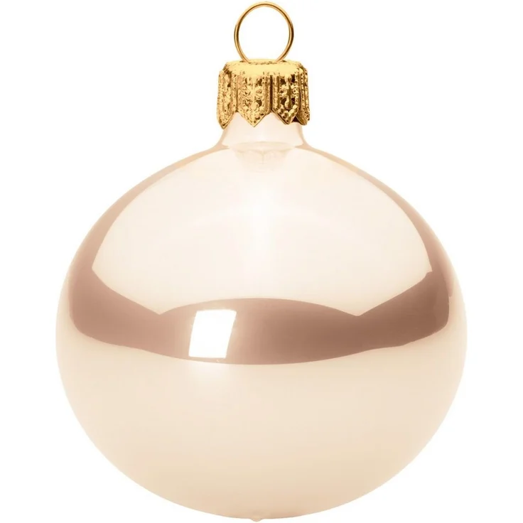SIKORA Weihnachtsbaumkugel Kugeln Essentials aus Glas Hochglanz 6 Farben 3 Größen, Besondere Weihnachtskugeln für ein sinnliches Weihnachtsfest – Bild 4