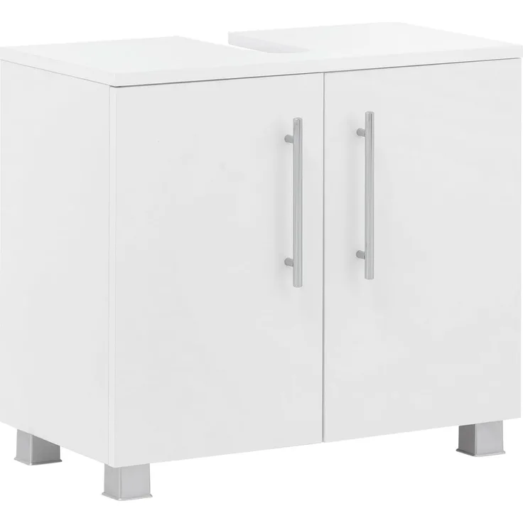 BadeDu CHER Waschbeckenunterschrank 61 cm breit, Weiß