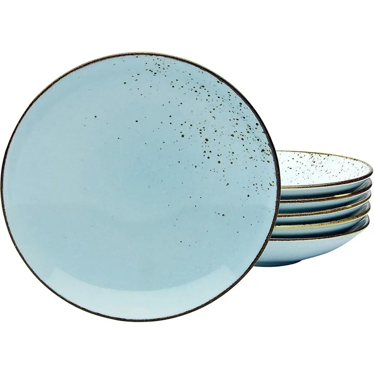 Nature Collection Lightblue, Suppenteller 6-tlg (m