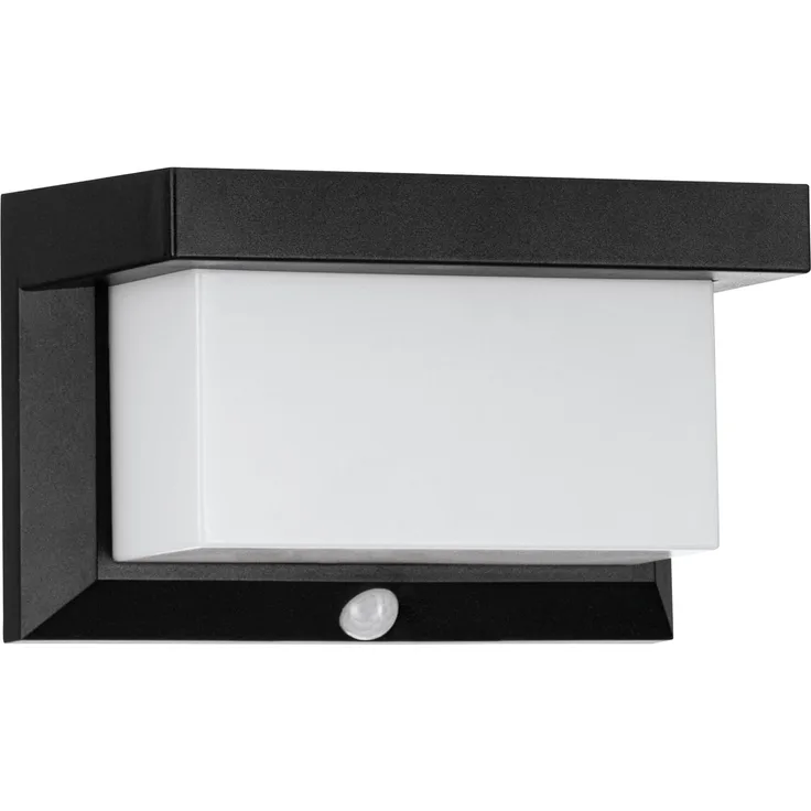 Eglo 48968 LED Solarleuchte/Wandleuchte UTRERA Kunststoff schwarz 32X0,12W L:20cm B:9cm H:12cm mit Sensor