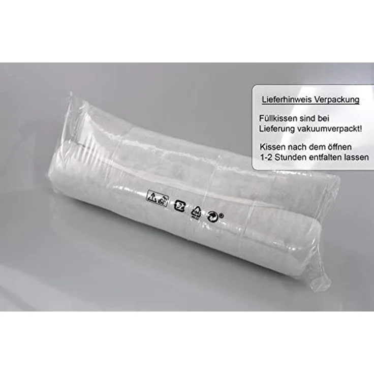 Haus und Deko Kopfkissen 2er Pack Füllkissen Microfaser Kissenfüllung Kopfkissen Dekokissen, Bezug: Microfaser, Rückenschläfer,Seitenschläfer,Bauchschläfer – Bild 6