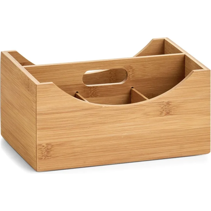 ZELLER Ordnungsbox 13336 mit Griff, Bambus und MDF / Organizer