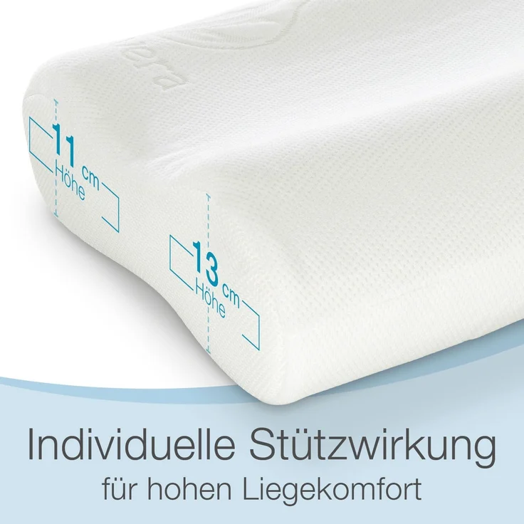 Bestschlaf-Nackenstützkissen »Premium«, 60x35 cm, 2er-Set – Bild 3