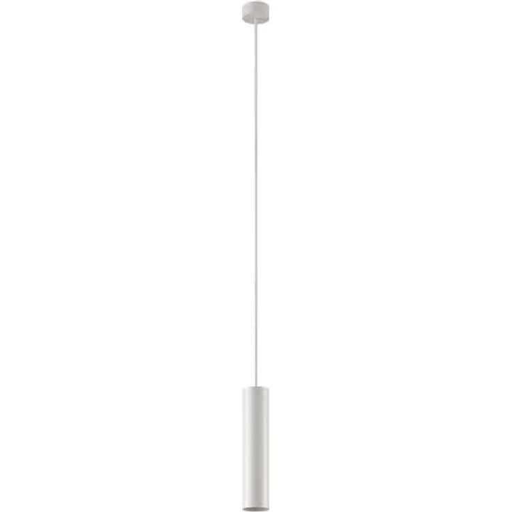 Arcchio Pendelleuchte Ejona, moderne Hängelampe in Weiß aus Aluminium, 1 flammig, GU10 für Esstisch und Flur