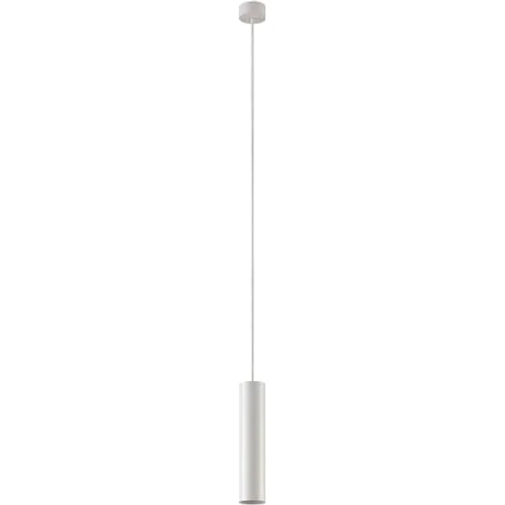 Arcchio Pendelleuchte Ejona, moderne Hängelampe in Weiß aus Aluminium, 1 flammig, GU10 für Esstisch und Flur – Bild 1