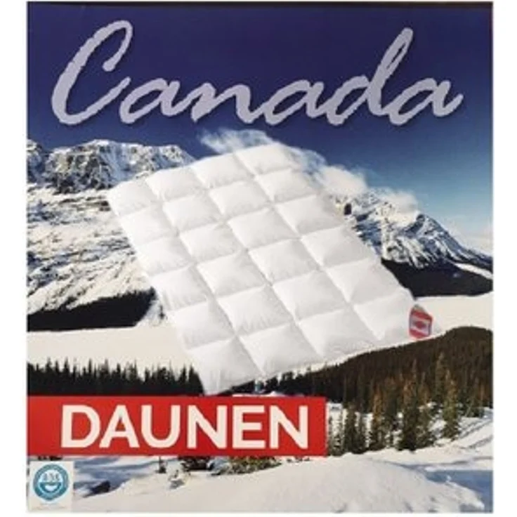 KÜNSEMÜLLER Daunenbettdecke Canada Daunendecke Ganzjahresdecke 135x200 cm Klasse 1 Künsemüller, Füllung: Entendaune, leichte Decke, weicher Bezug, Klasse 1 – Bild 5
