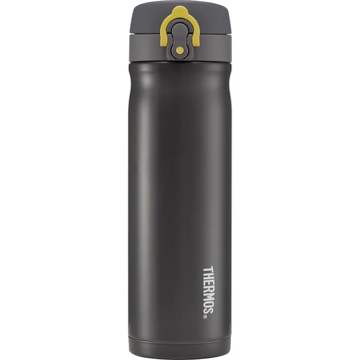Thermos Auslaufsicherer Thermobecher aus Edelstahl 470 ml, Kohle