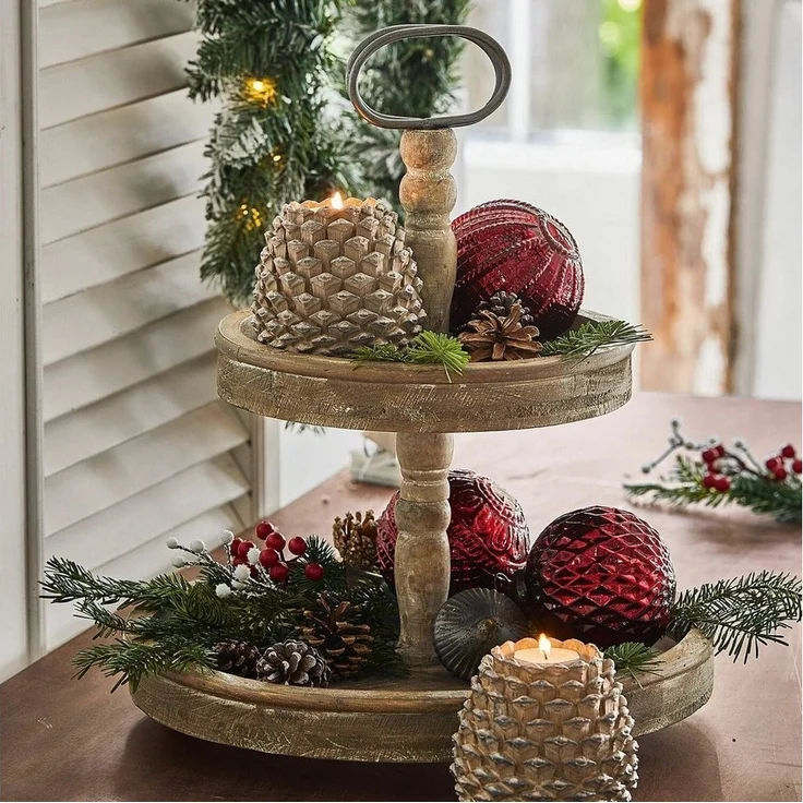 Mirabeau Etagere Etagere Amboise braun, Tannenholz (cunninghamia lanceolata), Griff: Eisen – Bild 3