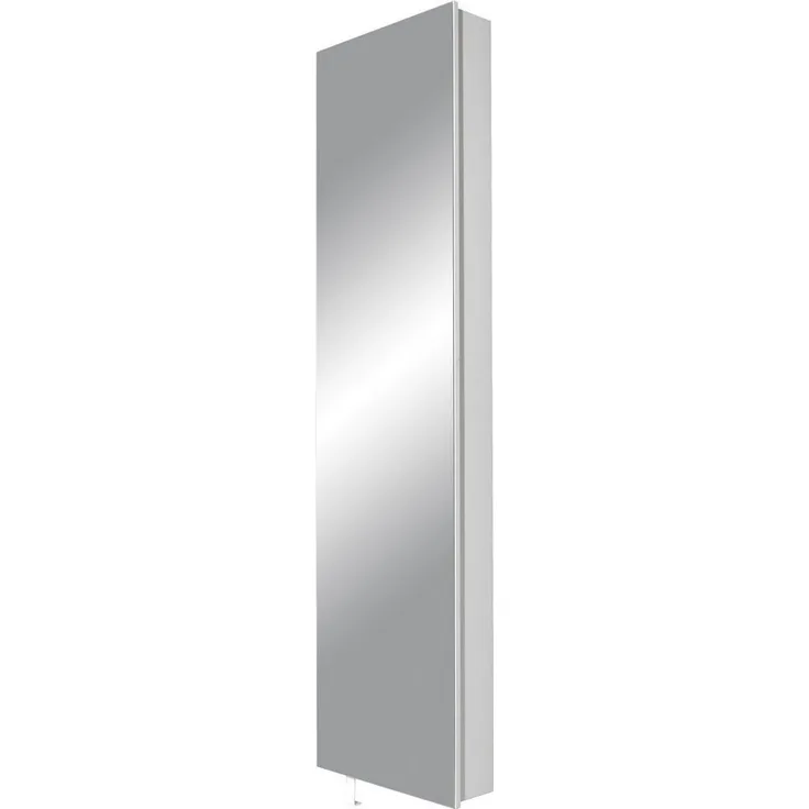 Drehschrank 1189 weiß mit Spiegel Germania