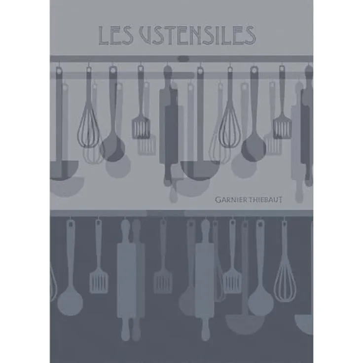 Garnier-Thiebaut Geschirrtuch Les Ustensiles Denim 50x70 Cm 100% Baumwolle