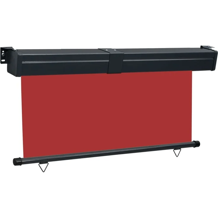 vidaXL Balkon-Seitenmarkise 165x250 cm Rot 48433 – Bild 2