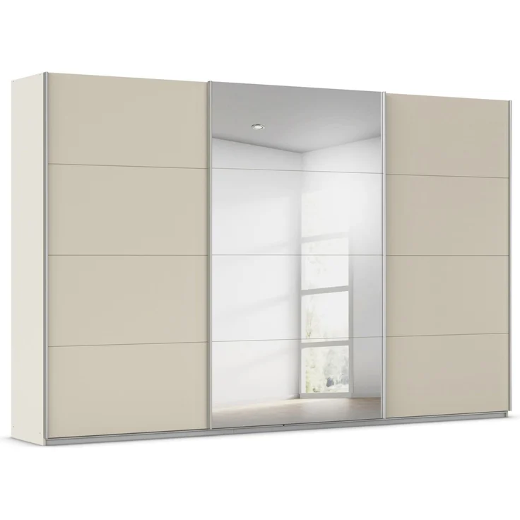 Rauch Möbel KULMBACH, Schwebetürenschrank, Farbe Beige, Breite 360 cm