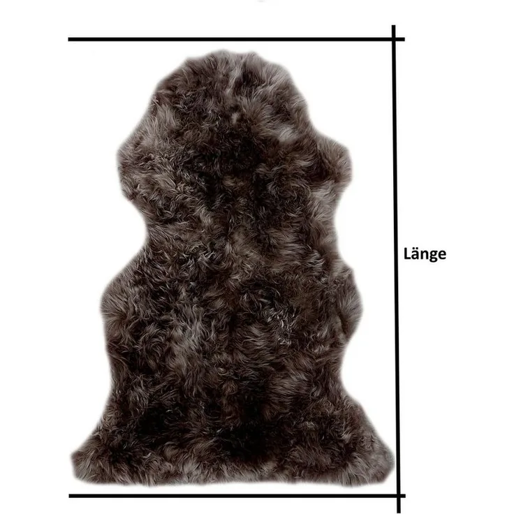 Wohndecke walexo Lammfell Teppich Naturfell Schaffell Dekofell Überwurf, walexo