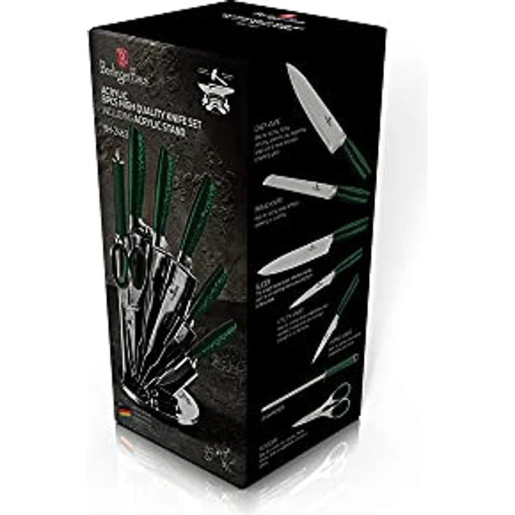 Berlinger Haus Berlinger Haus Messerset im Ständer 8 Elemente Metallic Line Emerald BH2463 – Bild 4