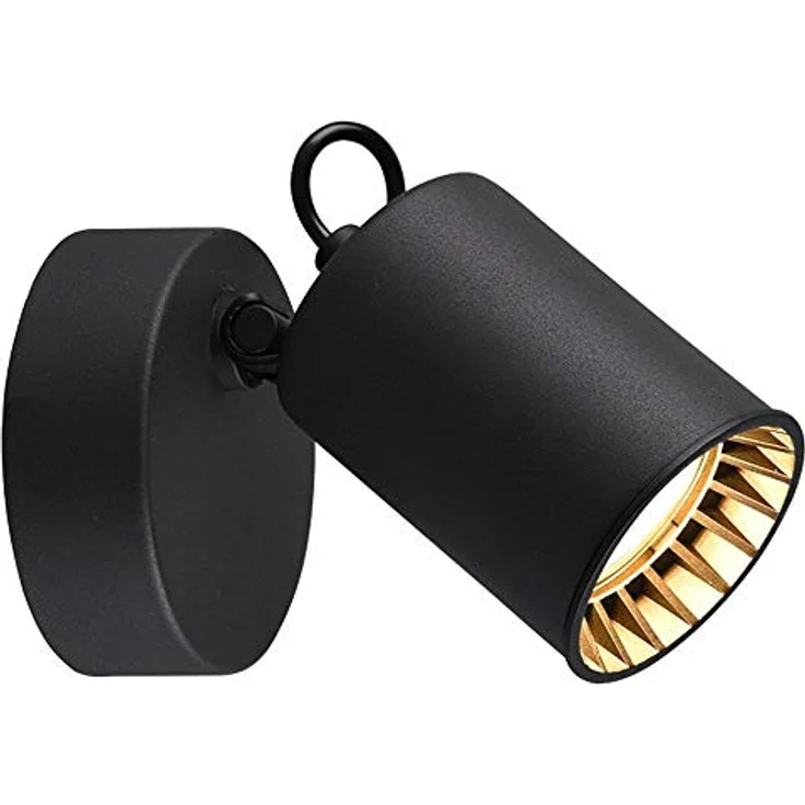 Trio Leuchten Deckenstrahler Pago 803500132, 1-flammig, schwenkbar, Metall Schwarz matt, exkl. 1x GU10 – Bild 1