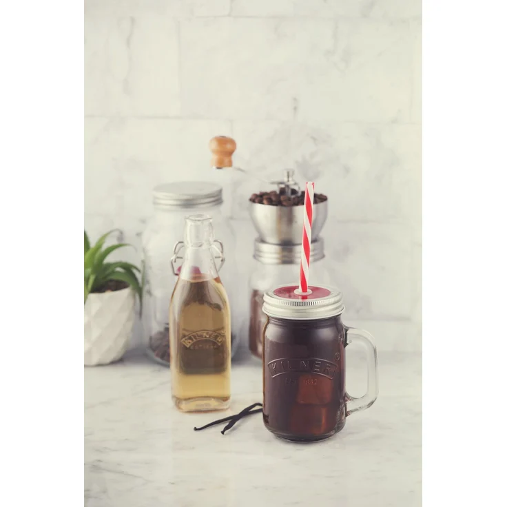 Kilner Bügelverschluss-Flasche quad, 0.25 L, 5,6x5,6x20 cm – Bild 2