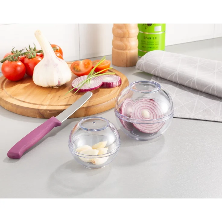 Ruco Frischhaltedose, Kunststoff, (Set, 6-tlg), Frischhaltekugeln für Zwiebeln und Knoblauch – Bild 4