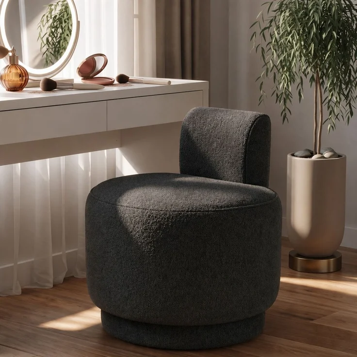 Hanah Home 'Guess - Dark Grey' Ohrensessel, Dunkelgrau, 51 x 63 x 63 cm – Bild 1