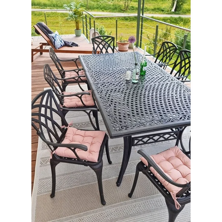 JACK Stuhlkissen JACK Outdoor 38x38cm Sitzkissen Lounge Kissen Sitzkissen Wasserfest, mit Lotus Effekt, robust, strapazierfähig, für Innen & Außen – Bild 3