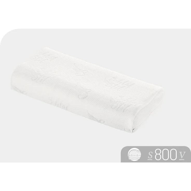 Schlafstil Nackenstützkissen S800 V, Füllung: Visco Premium Schaum RG 65, Bezug: Polyester & Tencel, Druckentlastend – Bild 1