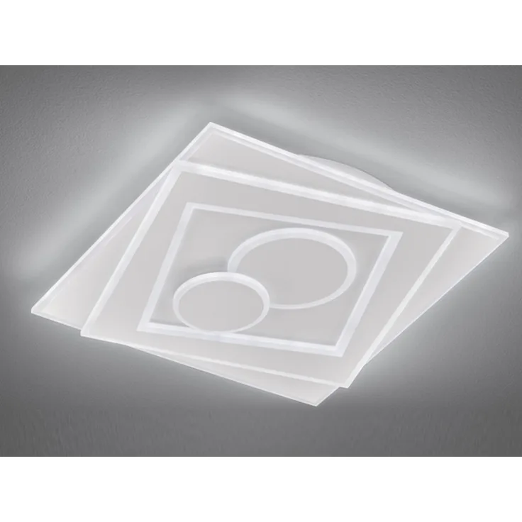 Fischer & Honsel 20136 LED Deckenleuchte Ratio square tunable white dimmbar
