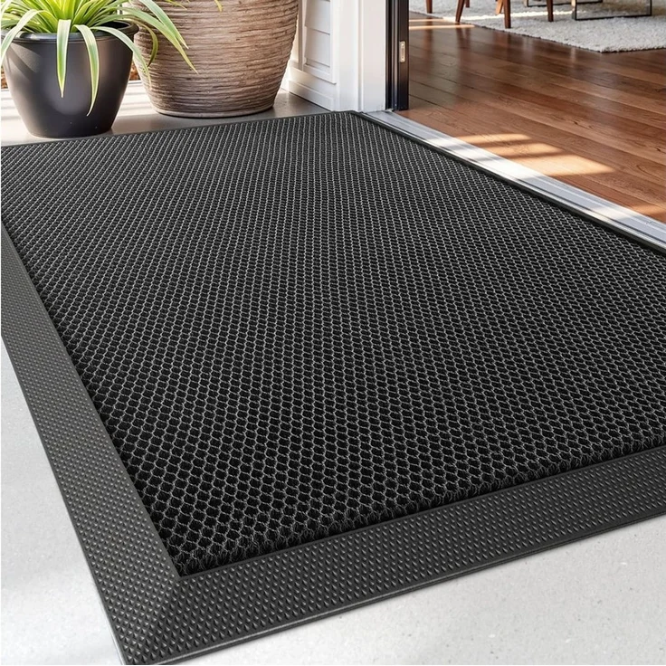 FOUORTUNATE-BEE Fußmatte Fußmatte außen 60x90cm, rutschfeste langlebig robust Fussmatte Aussen, Höhe: 8 mm, wasserdichte Türmatte für die Haustür – Bild 1
