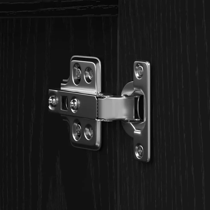 vidaXL TV-Schränk Schwarz Eichen-Optik 180 x 31,5 x 40 cm 862818 – Bild 8