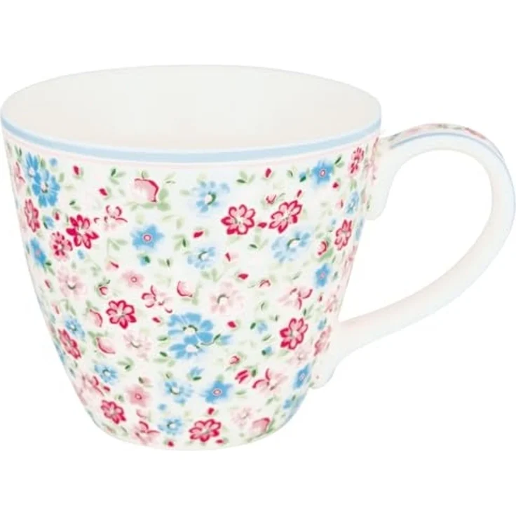 Greengate Henkelbecher Louisa white – Bild 1