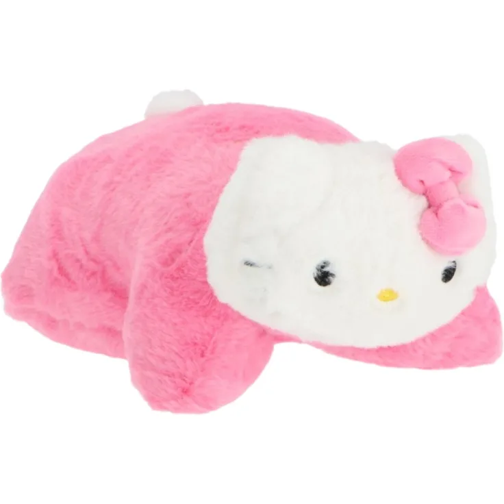 Hello Kitty Kuschelkissen 2 in 1 Plüschkissen Kinderkissen