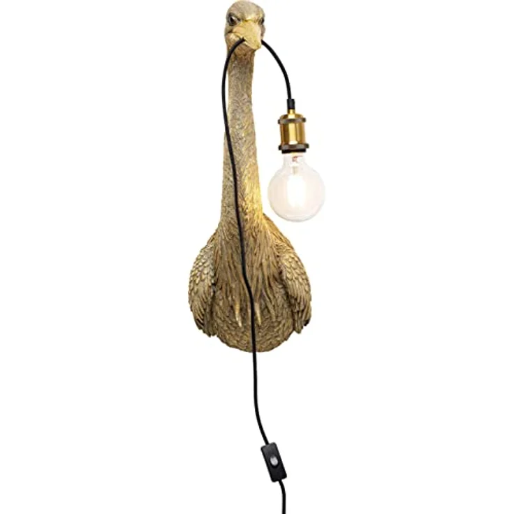 Wandleuchte Heron 62 cm / WLHERON, Kunststoff, Braun, 26 x 62 x 22 cm – Bild 2