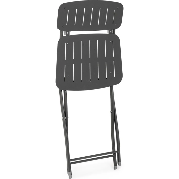 Gartenstuhl Novony 2er-Set Metall, modern klappbar, anthrazit, pflegeleicht für Deinen Garten – Bild 5