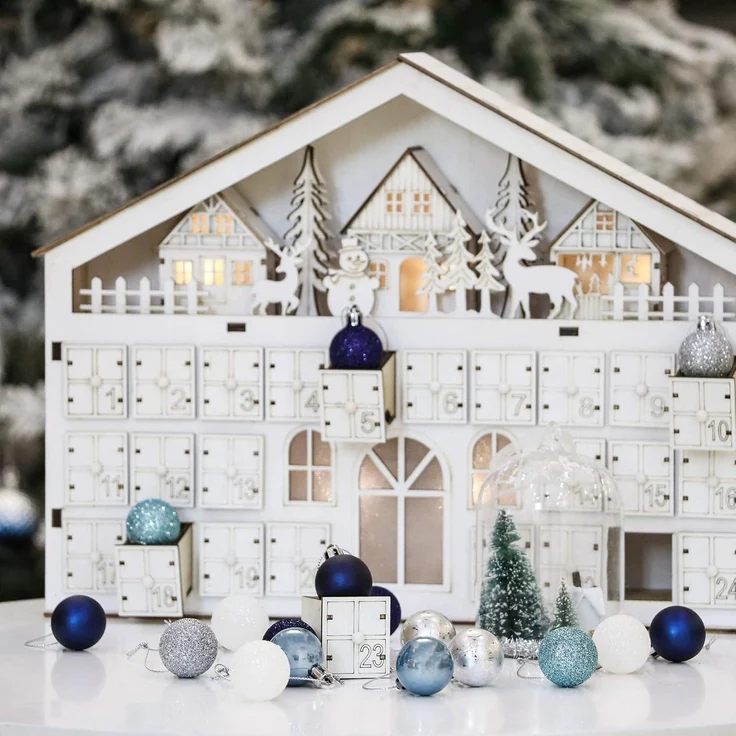 49er Weihnachtskugeln 3CM Kunststoff Christbaumkugeln Glänzend Glitzernd Matt – Bild 7