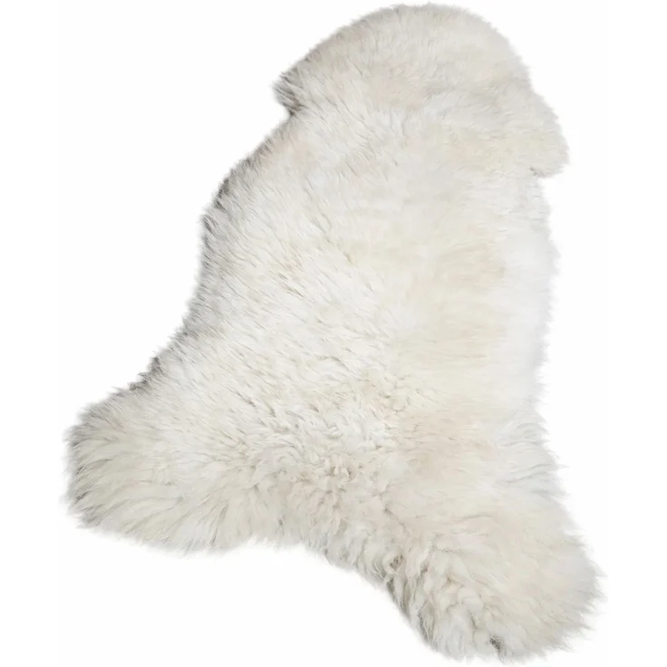 Provellus Hundebett Katzenbett Schaffell – Weich, Warm, Natur Weiß, 100-120 cm – Bild 1