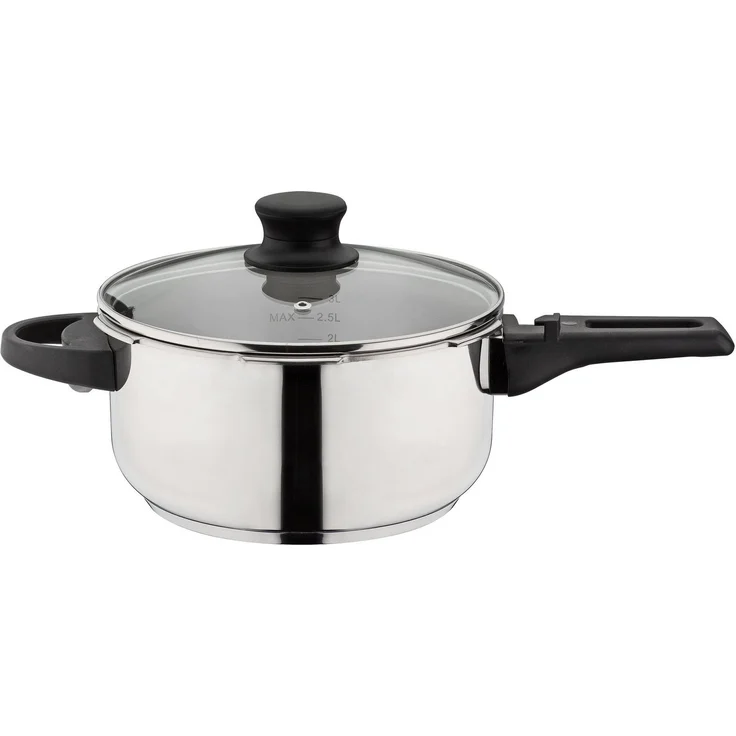 GSW Schnellkochtopf System RAPID, Edelstahl 18/8 (Set, 6-tlg), Dampfkochtopf zum Bio-/Schnellgaren, 2 Garstufen, Induktion – Bild 2