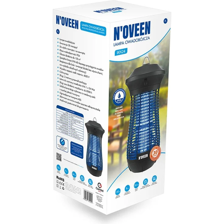 N'OVEEN Elektrische Moskito-Lampe Elektrische Insektenvernichtung Moskito-Killer Indoor Outdoor wasserdichte Klasse IPX4 – Bild 1