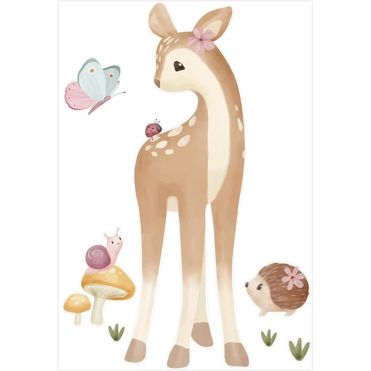 Little Dutch Wandsticker - Fairy Garden Multicolor – Bild 3