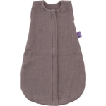 Sommerschlafsack LIEBMICH Baumwollmusselin schokopflaume, Größe 90