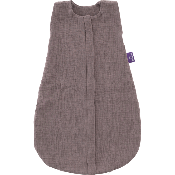 Sommerschlafsack LIEBMICH Baumwollmusselin schokopflaume, Größe 90