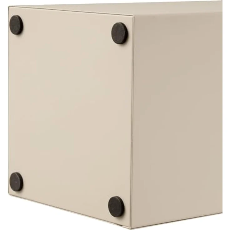 Baroni Home Schirmständer mit modernem Design aus Metall mit Umbrella Schnitzerei - taubengrauer Schirmständer mit Haken und abnehmbarem Auffangfach für Heim- und Bürodekoration 15,5 x 15 x 49 cm – Bild 8