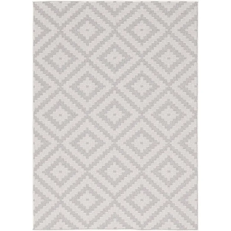 Pergamon Outdoorteppich In & Outdoor Teppich Marbella Fliesenoptik, Rechteckig, Höhe: 4 mm