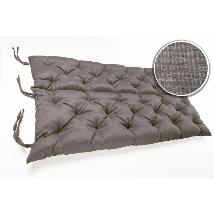 sunnypillow Bankauflage Bankauflage Stuhlkissen viele Farben und Größen zur Auswahl, 120x50x50cm grau – Bild 3