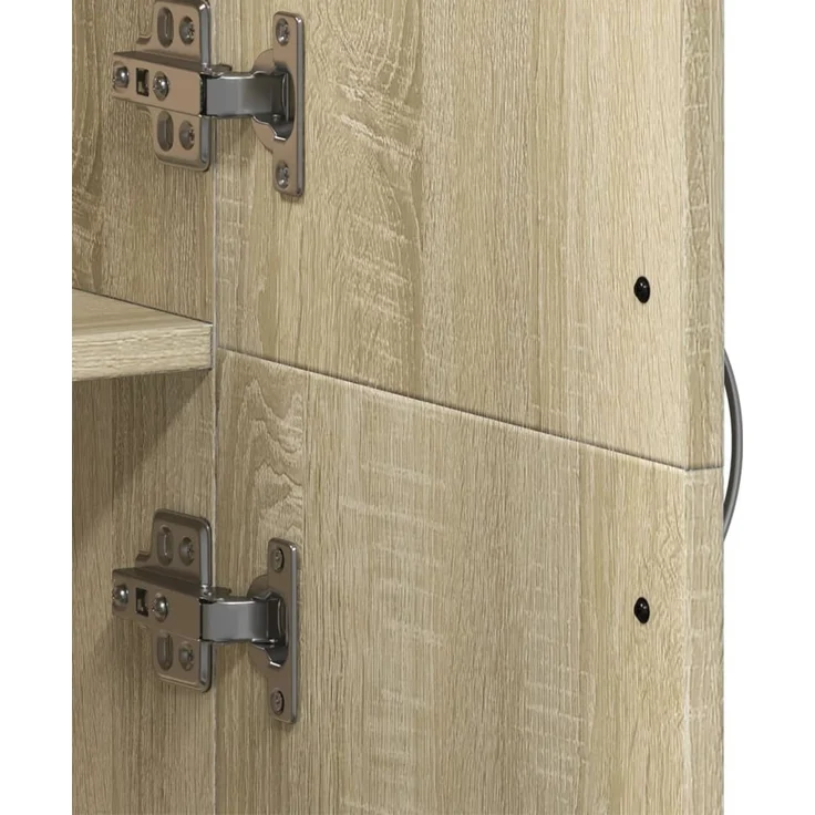 vidaXL Aktenschrank Sonoma-Eiche 60x32x153 cm Holzwerkstoff 3276646 – Bild 8