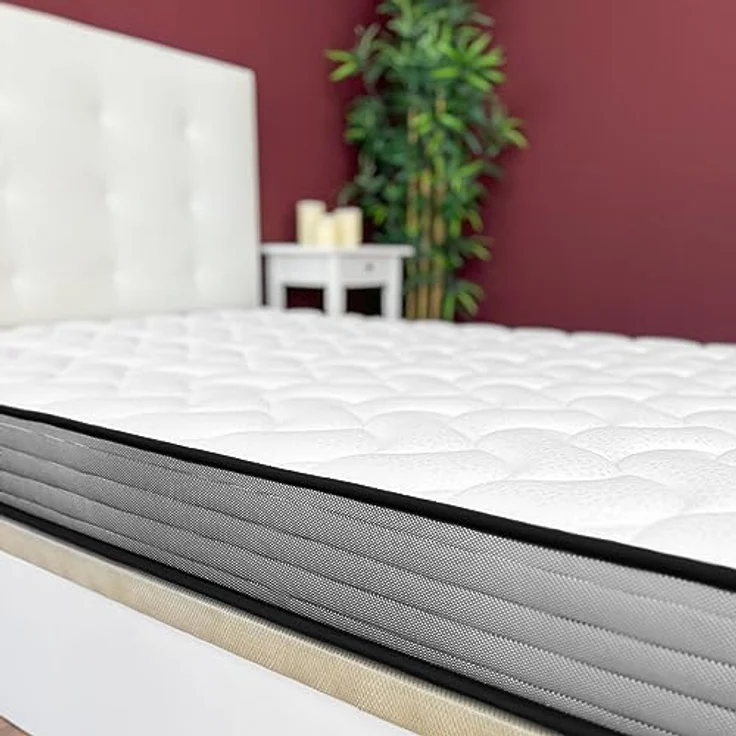 Homey - Wendbare Matratze Andrea, 90x200 cm, ideal für Nestbetten oder Etagenbetten, milbendicht, antibakteriell und hypoallergen – Bild 6