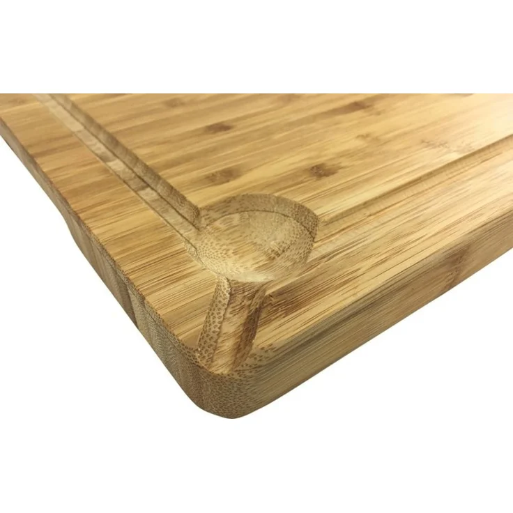 Grillfürst Bambus Schneidebrett groß 50 x 30 cm Bambus – Bild 5