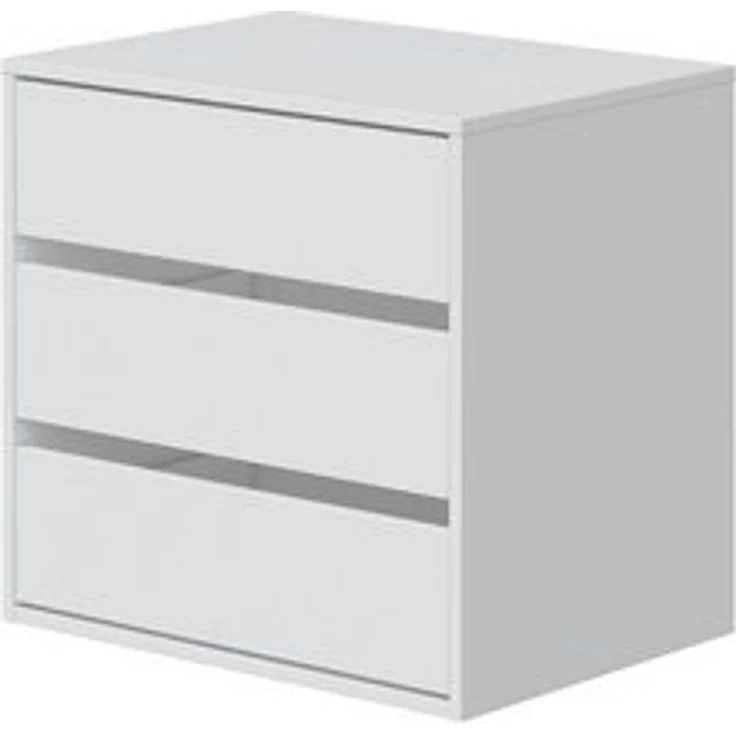 Schubkasteneinsatz >Arc< in Weiß - 60x57x44 (BxHxT) – Bild 5