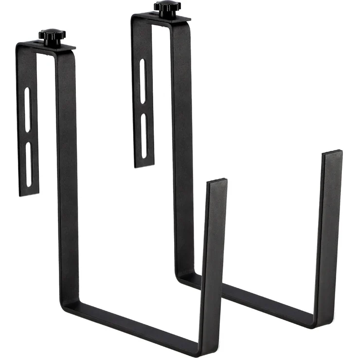 KADAX Blumentopf Balkonkastengriffe 19x56cm Schwarz – Bild 9