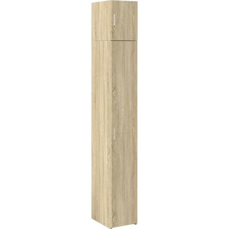 vidaXL Hochschrank Schmal Sonoma-Eiche 30x42,5x225 cm Holzwerkstoff 3281261 – Bild 2