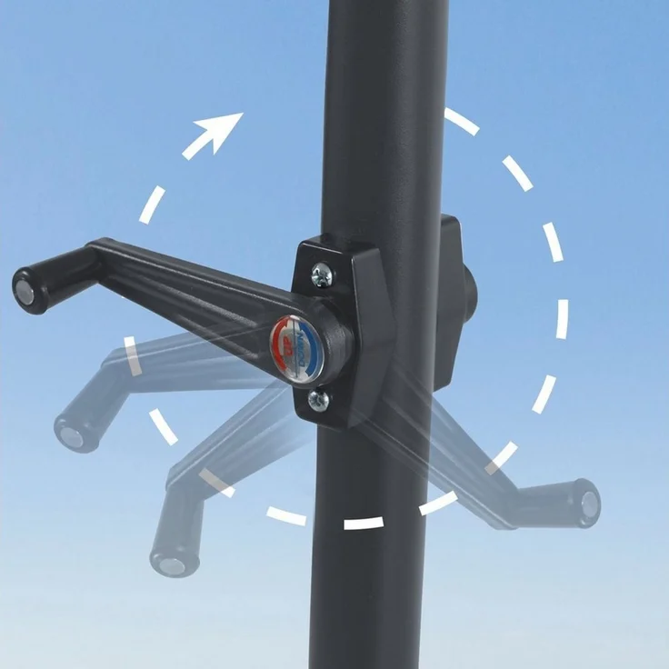 SVITA Sonnenschirm, Balkonschirm,2x3m,matt,rechteckig – Bild 2