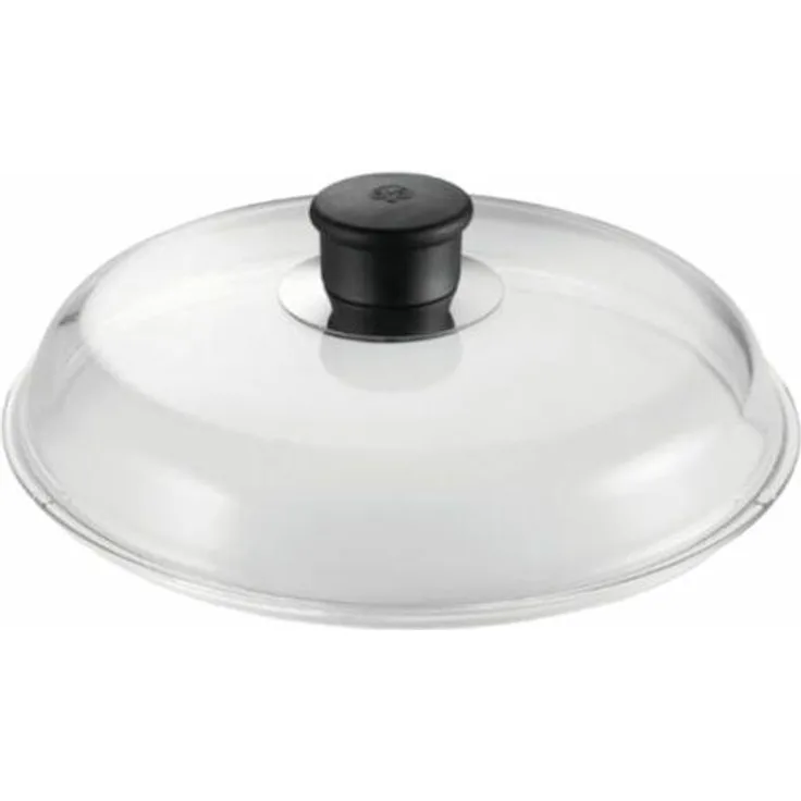 Glasdeckel mit Kunststoffknopf - Glasdeckel 20cm
